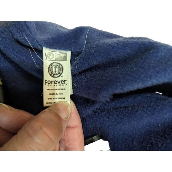 UW drawstring bag Racoon Badger lush blue gold   21 x 12 inches - Picture 7 of 8